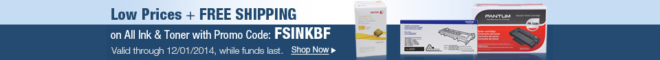 Low Prices + Free Shipping on All lnk & Toner with Promo Code: FSINKBF
