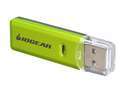 IOGEAR GFR204SD 10-in-1 USB 2.0 SD/MicroSD/MMC Card Reader/Writer (Green/Gray)