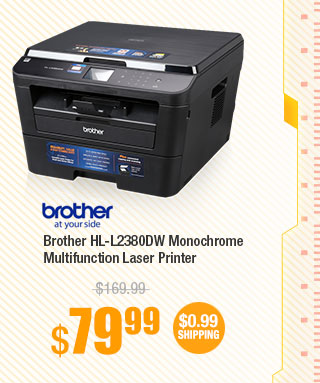 Brother HL-L2380DW Monochrome Multifunction Laser Printer