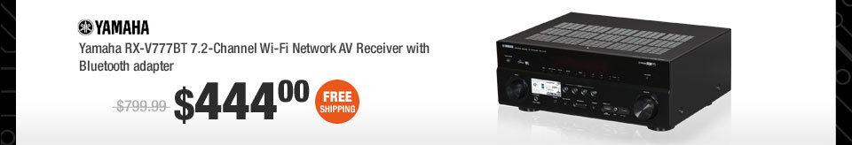 Yamaha RX-V777BT 7.2-Channel Wi-Fi Network AV Receiver w/ Bluetooth adapter