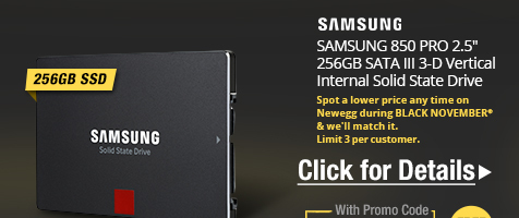 SAMSUNG 850 PRO 2.5" 256GB SATA III 3-D Vertical Internal Solid State Drive MZ-7KE256BW 