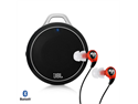 JBL Micro Wireless Bluetooth Speaker (Black) AND dBLogic Earbud (Red) BUNDLE