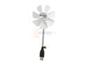 ARCTIC Breeze Mobile USB-Powered 92mm Portable Fan, Portable Cooling Solution, Quiet Fan - White 