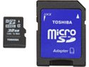 Toshiba 32GB Micro SDHC Flash Card Model PFM032U-1DAK