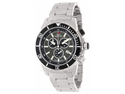 Swiss Precimax Pursuit Pro SP13291 Men's Silver Stainless Steel Chronograph Watch with Grey Dial