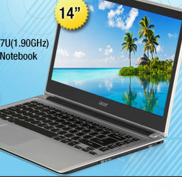Acer Aspire V5-471P-6605 Intel Core i3 3227U(1.90GHz) 4GB Memory 500GB HDD 14" Touchscreen Notebook Windows 8 64-bit