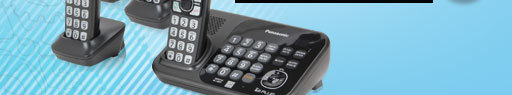 Panasonic 1.9 GHz Digital DECT 6.0 4 Handsets Cordless Phones with Answering Machine