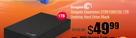 Seagate Expansion STBV1000100 1TB Desktop Hard Drive Black