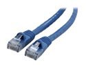 Coboc CY-CAT6-03-BL 3ft. 24AWG Snagless Cat 6 Blue Color 550MHz UTP Ethernet Stranded Copper Patch cord /Molded Network lan Cable 