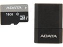 ADATA Premier 16GB microSDHC UHS-I CLASS 10 with V3 USB Reader (Black/Blue)