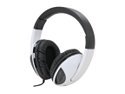 SYBA COBRA 3.5mm Connector Circumaural Massive 50mm Driver Audio Headphones with In-line Microphone, WHITE 
