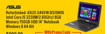 refurbished: asus g46vw-bsi5n06 intel core i5 3230m(2.60ghz) 8gb memory 750gb hdd 14" notebook windows 8 64-bit