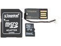 Kingston 32GB Micro SDHC Flash Card Bundle Kit (with a full-size SD adapter and USB reader)