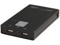 Eagle Tech Black 10000 mAh Exteranl Battery Pack w/ Dual USB for Tablets & Smartphones