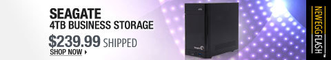 Newegg Flash - Seagate 4TB Business Storage.