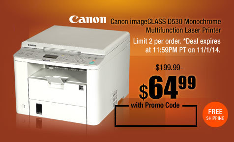 Canon imageCLASS D530 Monochrome Multifunction Laser Printer