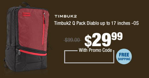 Timbuk2 Q Pack Diablo 396-3-6061 up to 17 inches -OS
