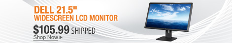 Newegg Flash - Dell 21.5" Widescreen LCD Monitor