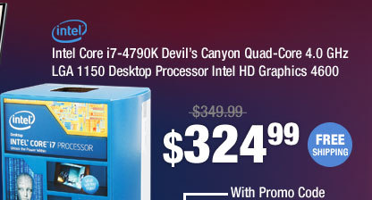 Intel Core i7-4790K Devil’s Canyon Quad-Core 4.0 GHz LGA 1150 Desktop Processor Intel HD Graphics 4600