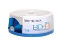 memorex 25GB 6X BD-R 15 Packs Spindle Blu-ray Recordable Media Model 98683 