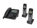 Panasonic KX-TG4772B 1.9 GHz Digital DECT 6.0 Corded/Cordless Phones with 2 Handsets and Integrated Answering Machine