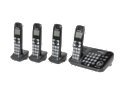 Panasonic KX-TG4744B 1.9 GHz Digital DECT 6.0 4 Handsets Cordless Phones with Answering Machine