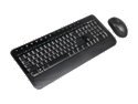 Microsoft Wireless Desktop Black 104 Normal Keys USB RF Wireless Ergonomic Keyboard & Mouse