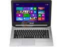 ASUS S46CA Intel Core i5 14” Ultrabook, 4GB Memory, 500GB HDD+24GB SSD, Win7 Pro - Black