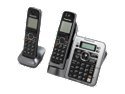 Panasonic KX-TG7642M 1.9 GHz Digital DECT 6.0 Link to Cell via Bluetooth Cordless Phone with Integrated Answering Machine and 2 Handsets