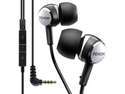 Denon AH-C260R Elite In-Ear Headphones with 3-Button Remote and Mic (Black)