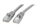 Coboc CY-CAT5E-03-GY 3ft.24AWG Snagless Cat 5e Gray Color 350MHz UTP Ethernet Stranded Copper Patch cord /Molded Network lan Cable 