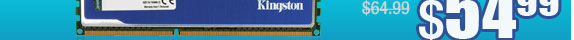 Kingston HyperX Blu 8GB (2 x 4GB) DDR3 1600 (PC3 12800) Desktop Memory