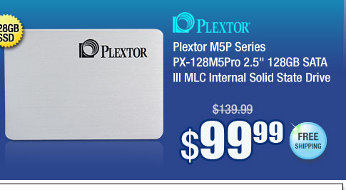 Plextor M5P Series PX-128M5Pro 2.5" 128GB SATA III MLC Internal Solid State Drive