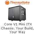 Thermaltake - Core V1 Mini ITX Chassis. Your Build, Your Way