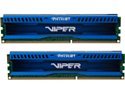 Patriot Viper 3 Low Profile Blue 8GB (2 x 4GB) DDR3 1600 (PC3 12800) Desktop Memory