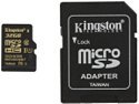 Kingston 32GB microSDHC Flash Card With Adapter