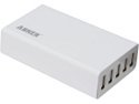 Anker 71AN25W-W5A White 5V / 5A 5-Port Wall Charger 