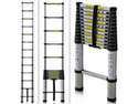 EN131 Std. 12.5Ft Aluminum Telescopic Telescoping Ladder Extension Extend Loft 