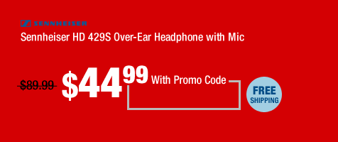 Sennheiser HD 429S Over-Ear Headphone with Mic