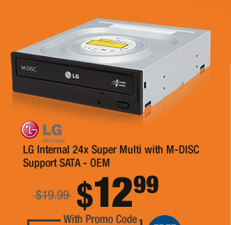 LG Internal 24x Super Multi with M-DISC Support SATA - OEM