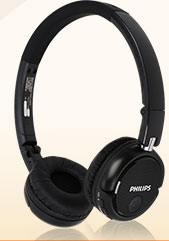 Philips SHB6250 Bluetooth On-Ear Headphone