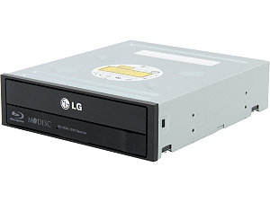 LG Black 12X BD-ROM 16X DVD-ROM 48X CD-ROM SATA Internal Blu-ray Disc Drive - OEM