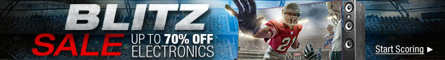 Blitz Sale Up to 70% Off Electronics