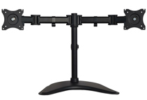 Dual Monitor Mount with Stand for Screens up to 27