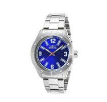 Invicta Men's Stainless Steel Blue Dial Watch
