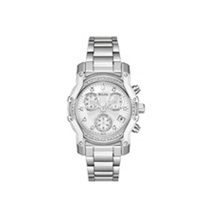 Bulova Women's Diamond Collection Polished Bracelet Silver Dial Watch