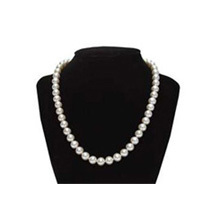 7-7.5mm AAA Quality 14k Solid Yellow Gold Clasp Fresh Pearl Necklace