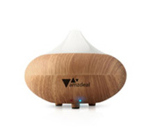 Aukey Electric Aromatherapy Essential Oil Diffuser w/ LED light, Light Brown