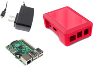 Raspberry Pi Model B+ Deluxe Kit with Modular Case and 5v 2A PSU (3 Colors)