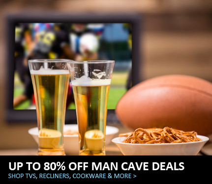 Up to 80% Off Man Cave Deals
